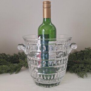 Vintage Ice Bucket Fifth Avenue Crystal Ltd. champagne bucket glass